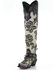 Corral Women's Rose Embroidery Western Boots - Snip Toe, White, hi-res