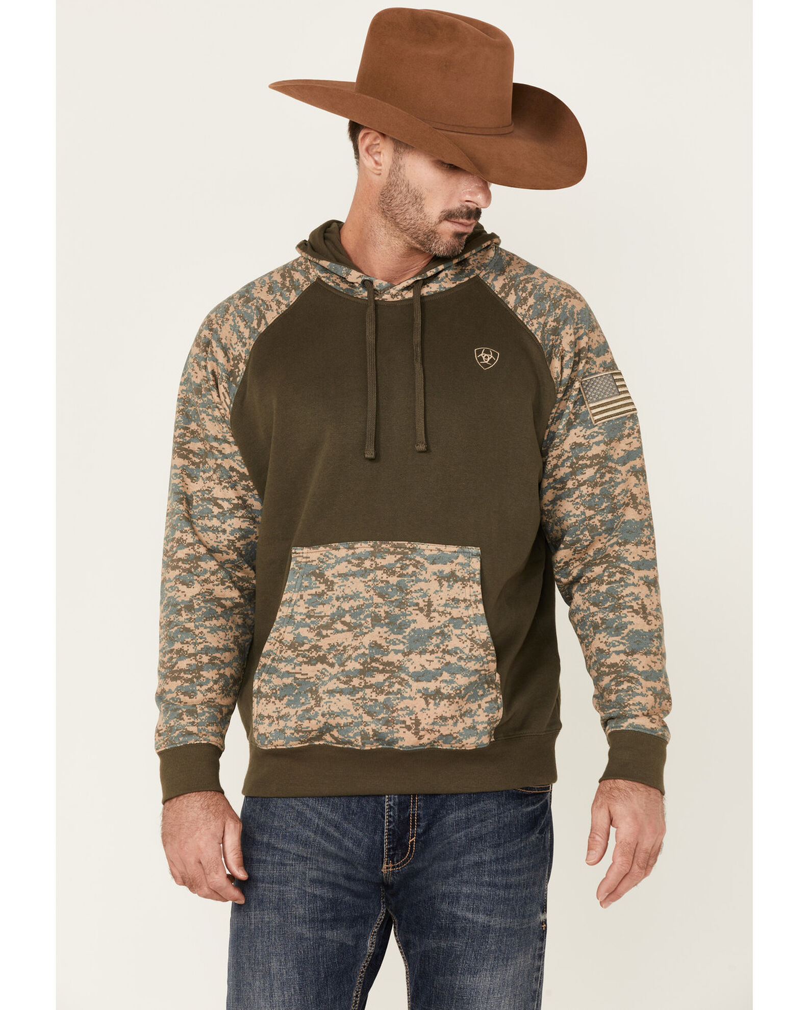 Ariat digital camo top hoodie