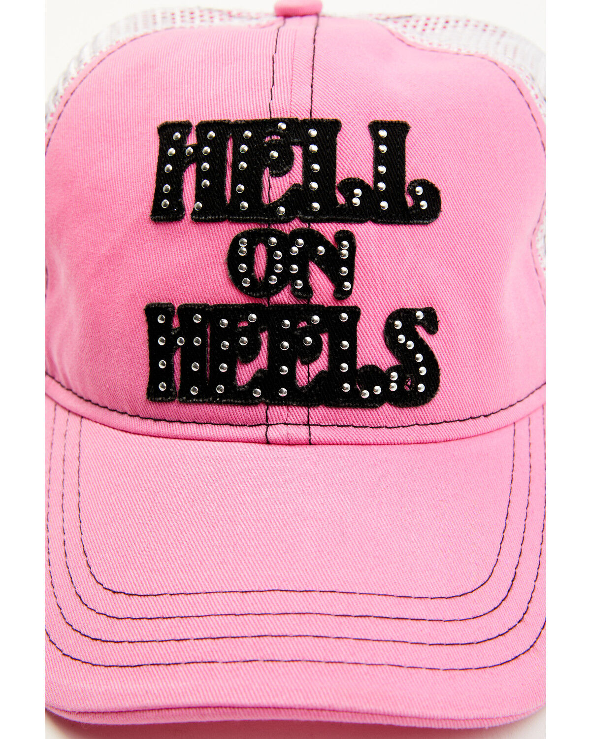 Image #2 - Idyllwind Women's Hell On Heels Mesh-Back Baseball Cap, Pink, hi-res
