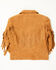 Image #3 - Fonria Toddler Girls' Solid Fringe Jacket, Camel, hi-res