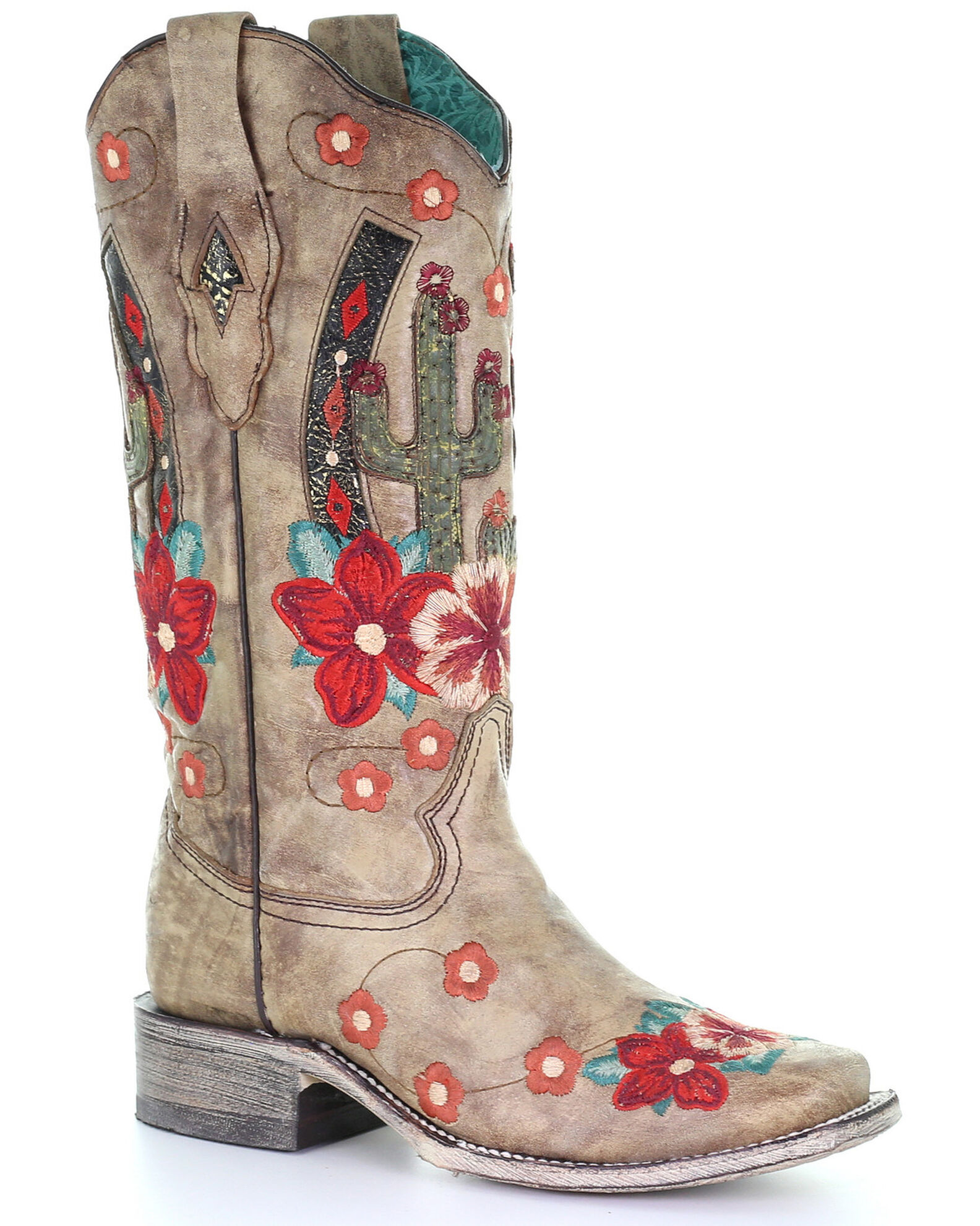 Women's cactus deals cowboy boots