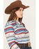 Image #2 - Roper Women's Southwestern Print Long Sleeve Snap Western Shirt - Plus, Multi, hi-res