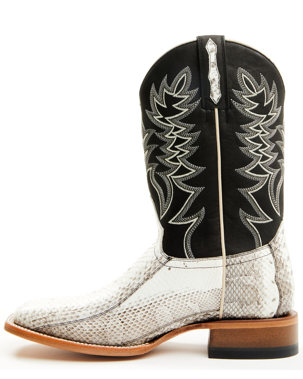 Image #3 - Cody James Men's Exotic Water Snake Back Cut Western Boots - Broad Square Toe, Natural, hi-res