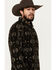 Image #2 - Rock & Roll Denim Men's Southwestern Print Berber Pullover, Charcoal, hi-res
