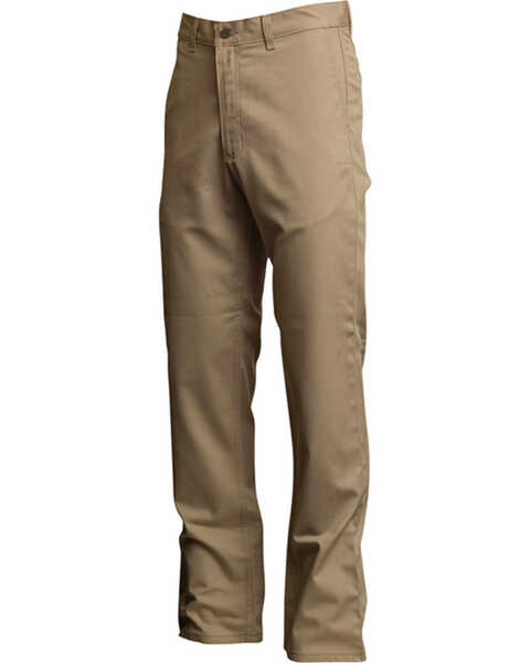 Image #4 - Lapco Men's FR Advanced Comfort Work Pants, Beige/khaki, hi-res