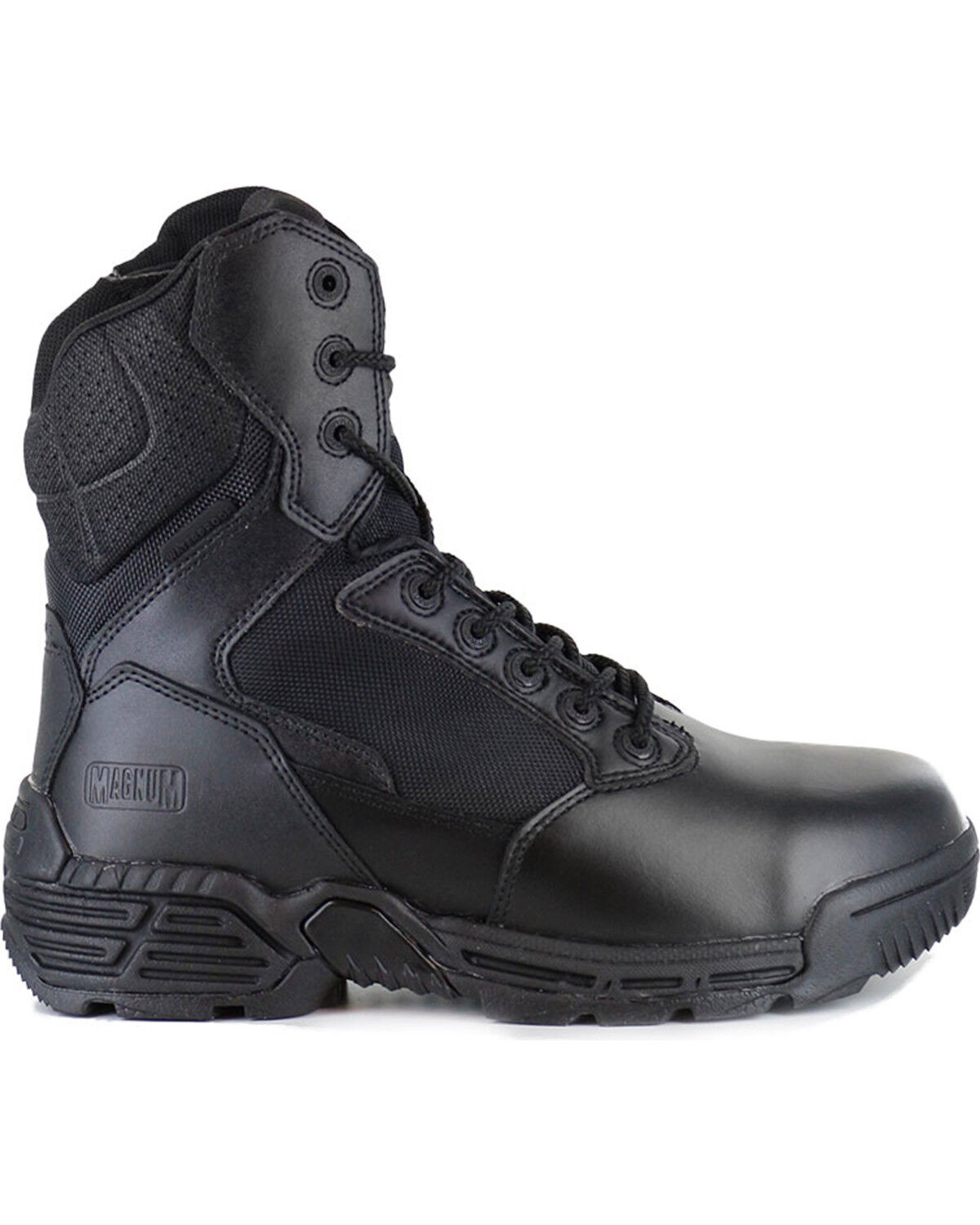 Image #2 - Magnum Men's Stealth Force Side Zip Waterproof Work Boots - Round Toe, , hi-res