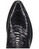 Image #6 - Dan Post Men's Exotic Python Western Boots - Snip Toe, Black, hi-res