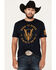 Image #1 - Brothers & Arms Men's Born To Serve Graphic T-Shirt, Navy, hi-res