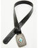 Image #2 - Cody James Men's Palmer Tooled Leather Belt, Black, hi-res