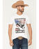 Image #1 - RANK 45&reg; Men's American Freedom Short Sleeve Graphic T-Shirt, White, hi-res