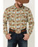 Image #3 - Cody James Men's Rushmore Print Long Sleeve Snap Western Shirt, Turquoise, hi-res