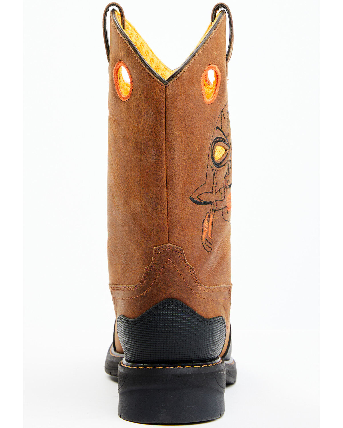 Image #5 - Cody James Boys' Skull Work Boots - Broad Square Toe, Multi, hi-res