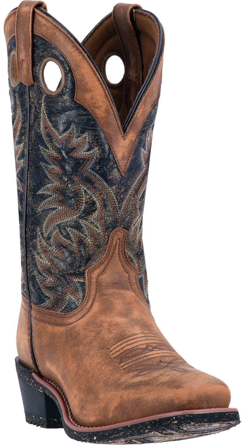 Image #1 - Laredo Men's Stillwater Western Boots - Square Toe, Tan, hi-res