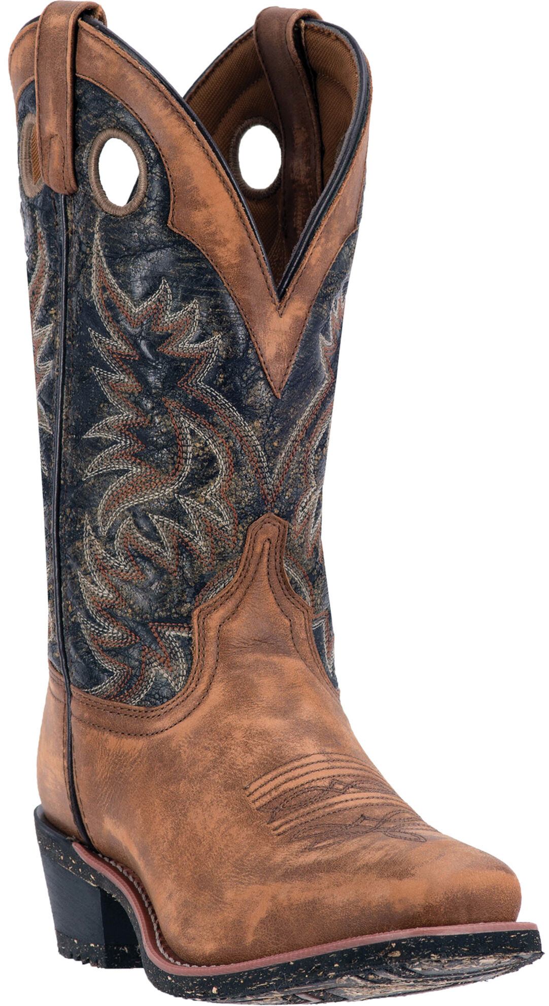 Image #1 - Laredo Men's Stillwater Western Boots - Square Toe, Tan, hi-res