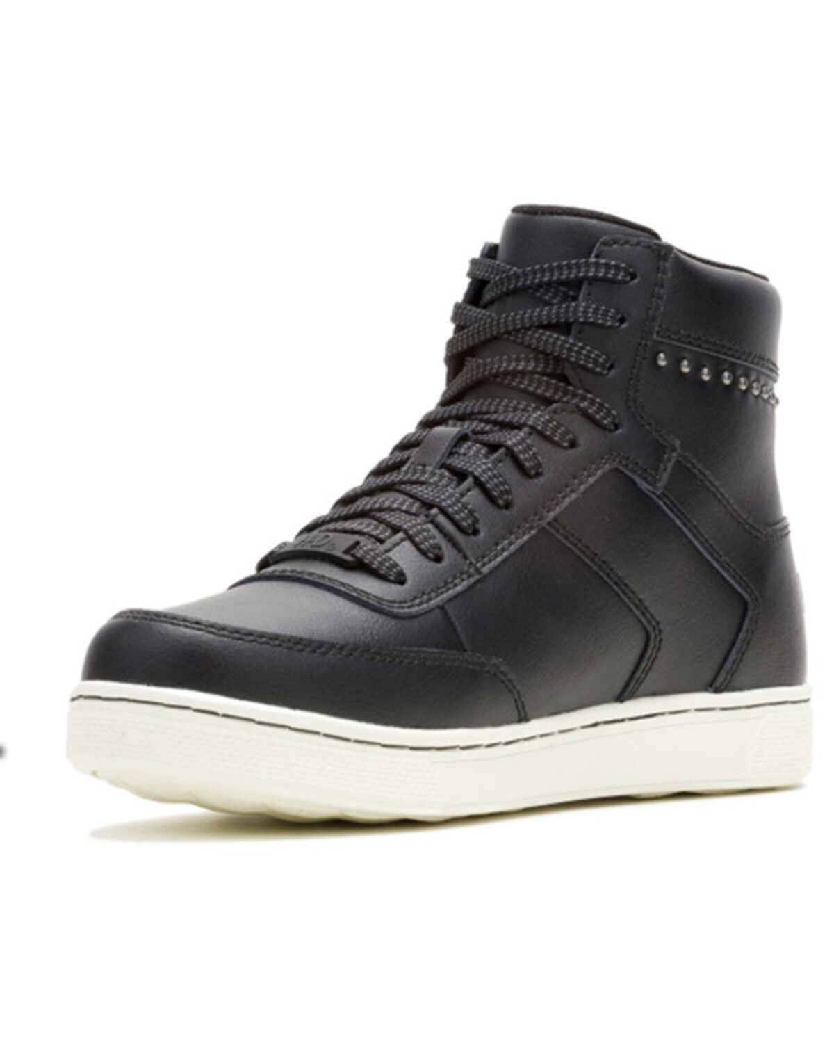 Image #3 - Harley Davidson Women's Grady Stud Waterproof Sneaker Boots - Round Toe, Black, hi-res