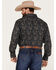 Image #4 - Rock & Roll Denim Men's Paisley Stretch Long Sleeve Button Down Shirt, Charcoal, hi-res