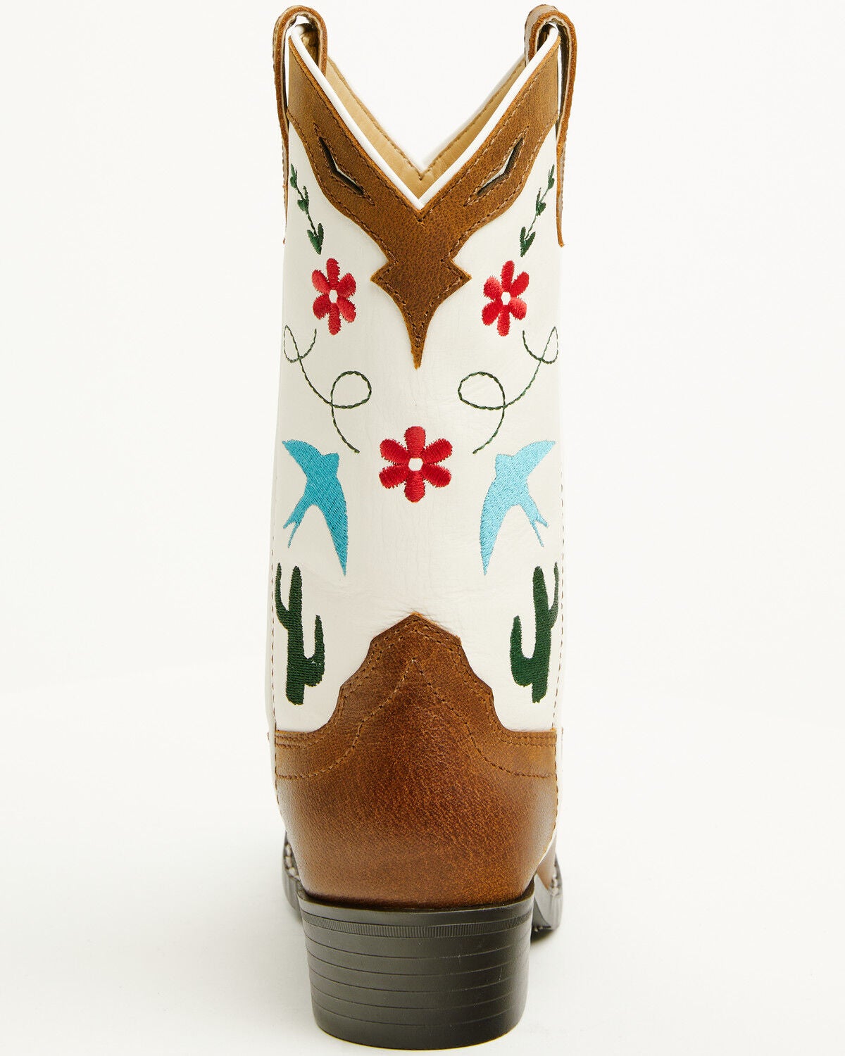 Image #5 - Shyanne Girls' Sadie Western Boots - Round Toe, Brown, hi-res
