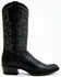Image #2 - Cody James Men's Exotic Ostrich Leg Western Boots - Round Toe, Black, hi-res