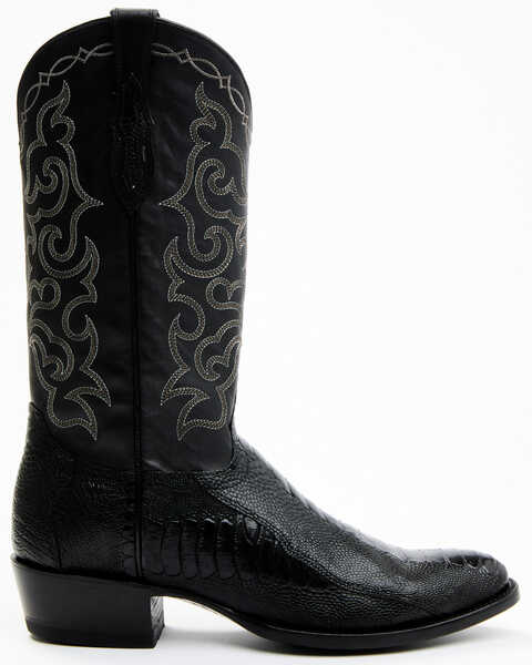 Image #2 - Cody James Men's Exotic Ostrich Leg Western Boots - Medium Toe, Black, hi-res
