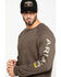 Ariat Men's Moss Green Rebar Cotton Strong Long Sleeve Work Shirt - Big & Tall , Moss Green, hi-res