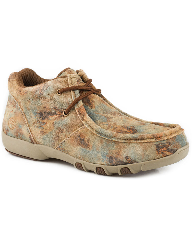 Roper Women S Tan High Country Chelsea Chukka Shoes Country