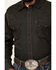 Image #3 - Cinch Men's Diamond Print Long Sleeve Pearl Snap Western Shirt, Black, hi-res