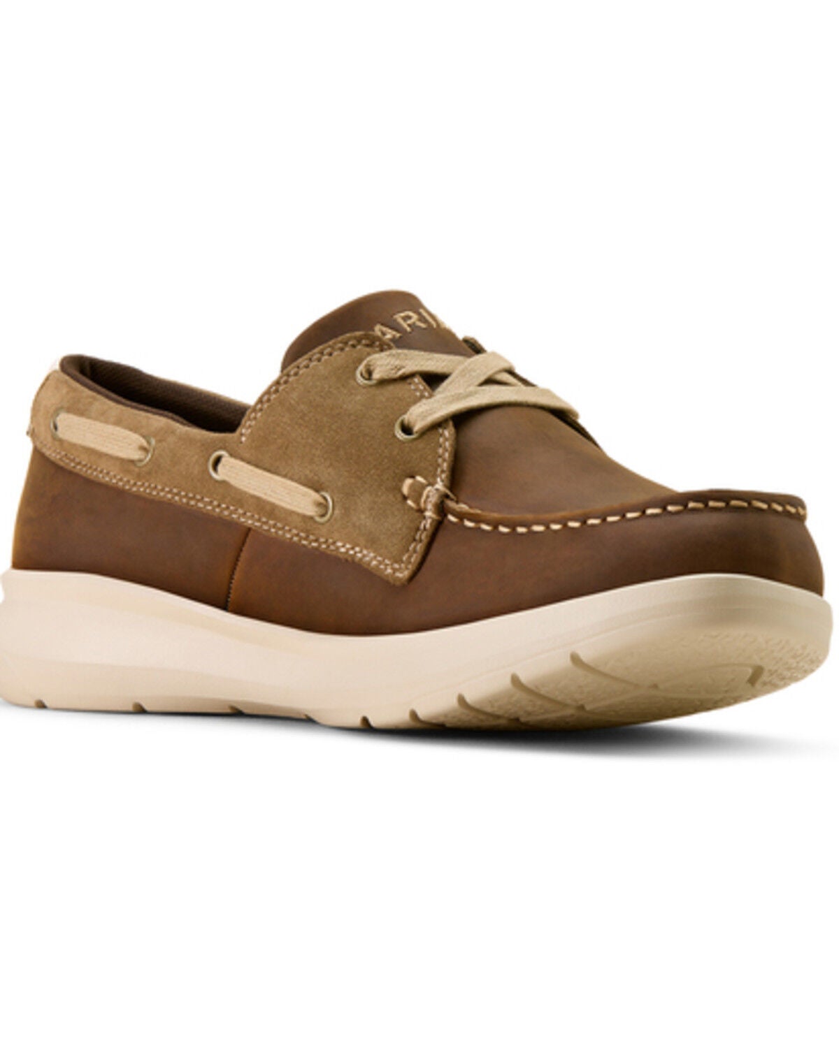 Image #1 - Ariat Men's Hilo Shore Casual Driving Shoes - Moc Toe, Brown, hi-res