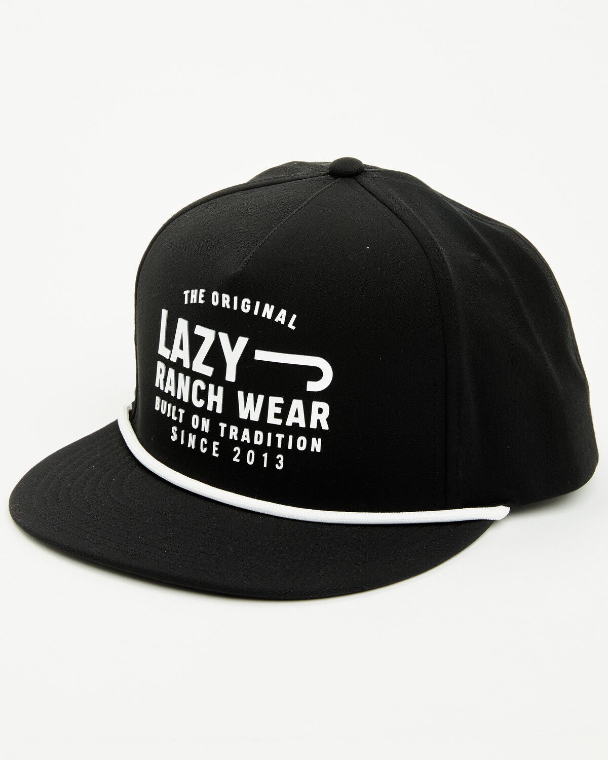 Lazy J Ranch Wear Men's Untroubled Ball Cap, Black, hi-res