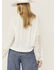 Image #4 - Wild Moss Women's Mixed Media Lace Top, White, hi-res