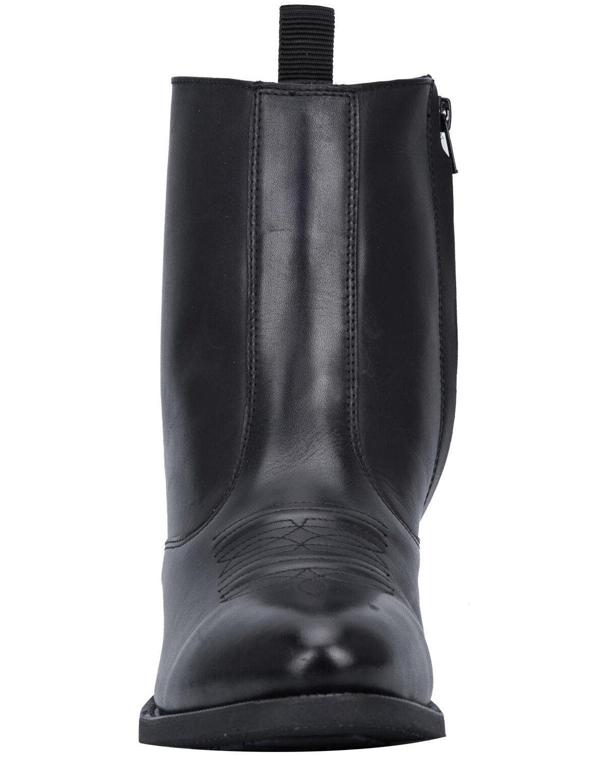 mens cowboy boots with zipper on the side