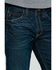 Ariat Men's M4 Rebar Dark Wash Relaxed Bootcut Work Jeans, Denim, hi-res