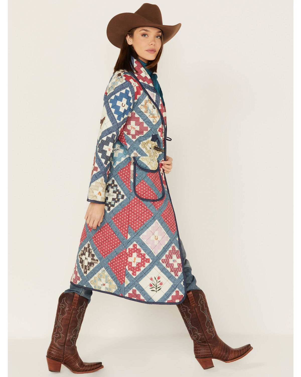 Image #2 - Tasha Polizzi Women's Quilted Patchwork Coat, , hi-res