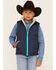 Image #1 - Cody James Boys' Reversible Puffer Vest, Dark Blue, hi-res