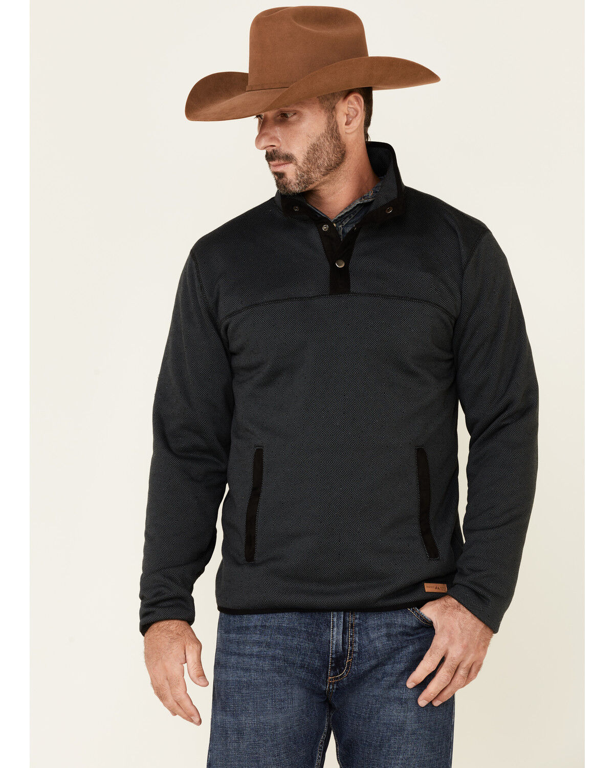 mens western pullover