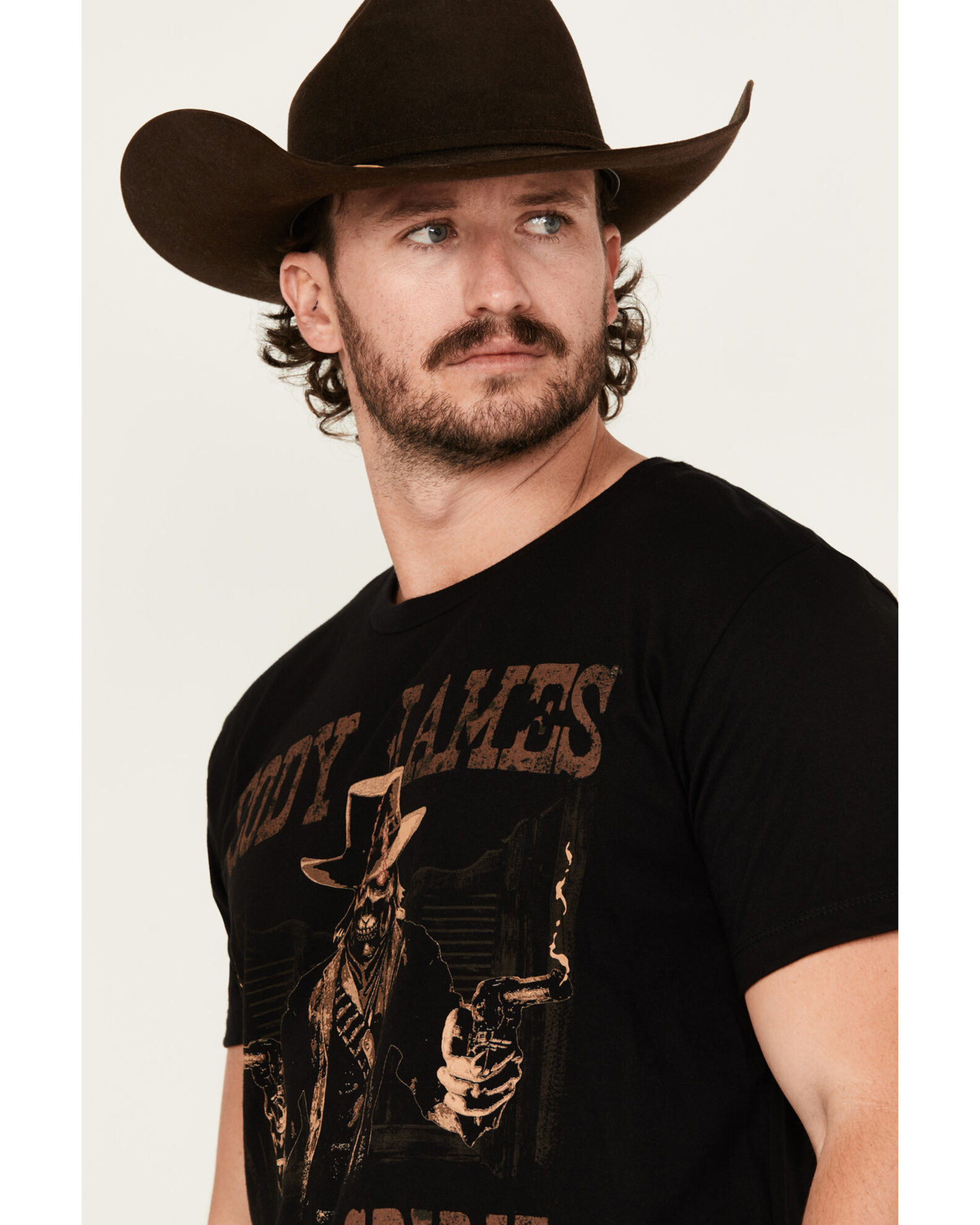 Cody James Men's Ghost Gunslinger Short Sleeve Graphic T-Shirt
