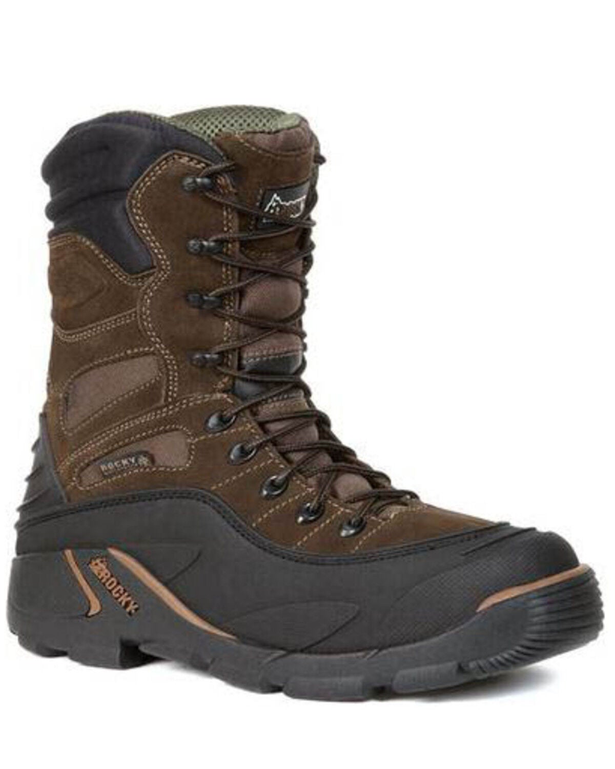 Image #1 - Rocky Men's BlizzardStalker Pro Waterproof Work Boots - Soft Toe, , hi-res