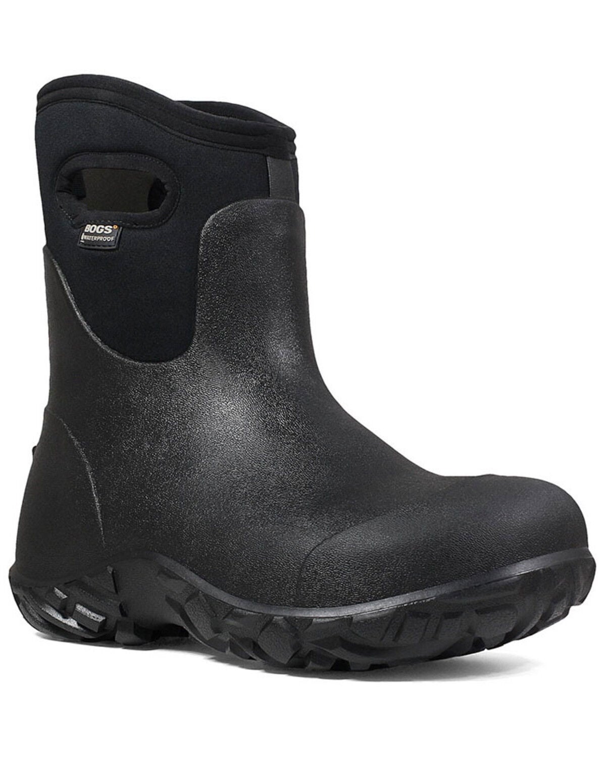 Bogs Men's Workman Waterproof Work Boots, Black, hi-res