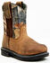 Image #1 - Cody James Boys' Real Tree Camo Work Boot - Round Toe , Brown, hi-res