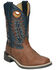 Image #1 - Smoky Mountain Little Boys' El Paso Western Boots - Broad Square Toe, Brown, hi-res