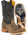 Tin Haul Men's What's Your Angle Western Boots - Broad Square Toe, Tan, hi-res
