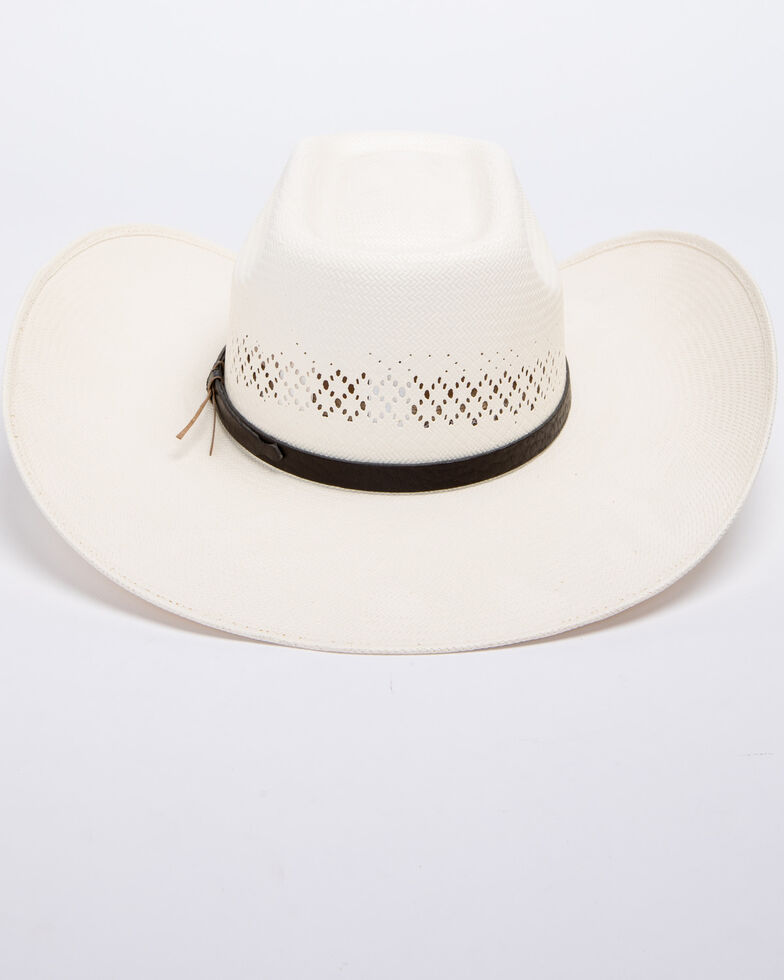 Bullhide Silver City 100X Shantung Panama Straw Cowgirl Hat, Natural, hi-res
