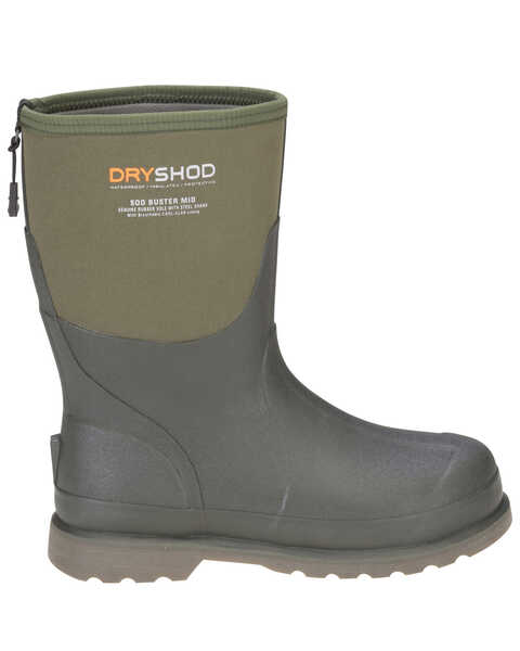 Image #2 - Dryshod Men's Sod Buster Mid Boots - Round Toe, Grey, hi-res