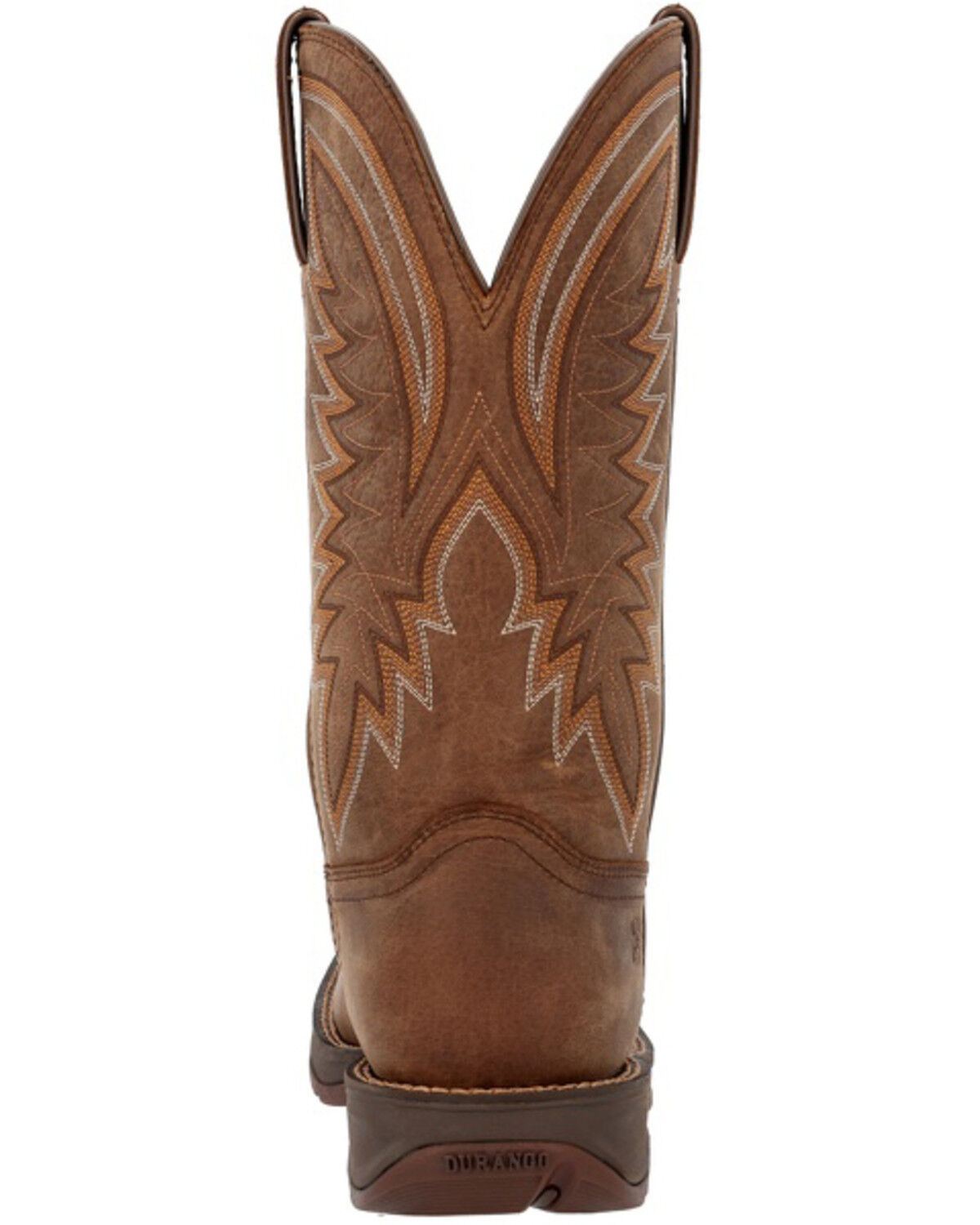 Image #5 - Durango Men's Rebel Performance Western Boots - Broad Square Toe, Brown, hi-res