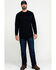 Image #6 - Hawx Men's FR Solid Long Sleeve Pocket Henley Work Shirt - Big, Navy, hi-res