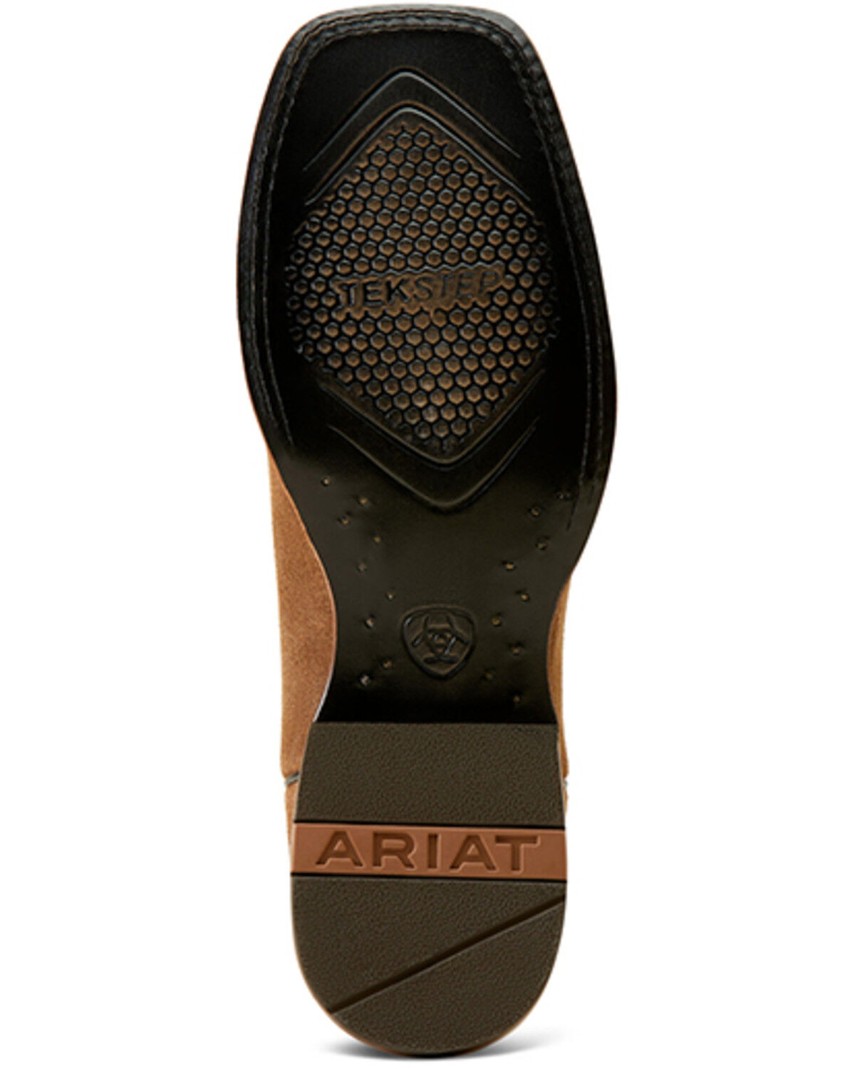 Image #5 - Ariat Men's Circuit Paxton Suede Western Boots - Broad Square Toe, Brown, hi-res