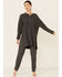 Free People Women's Around The Clock Jogger Sweatpants, Charcoal, hi-res
