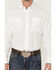 Image #3 - Resistol Men's Solid Long Sleeve Button Down Western Shirt , White, hi-res