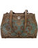 Image #1 - American West Women's Hand Tooled Concealed Carry Multi-Compartment Tote, Distressed Brown, hi-res