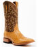 Image #1 - Cody James Men's Full-Quill Ostrich Exotic Western Boots - Broad Square Toe , Brown, hi-res