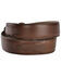 Justin Men's Classics Oiled Brown Western Belt, Brown, hi-res